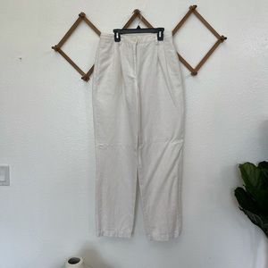 Liz Claiborne White Linen Pants SIZE 8